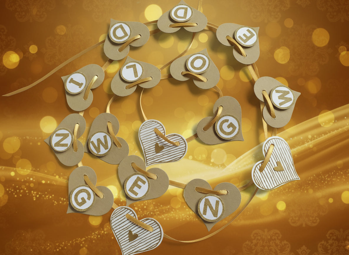 Golden Wedding Banner