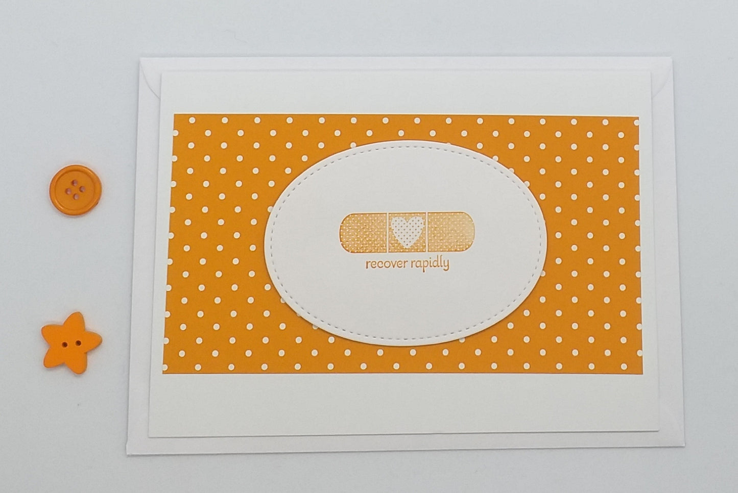 Recover Rapidly Get Well Card - Choice of Four Colours