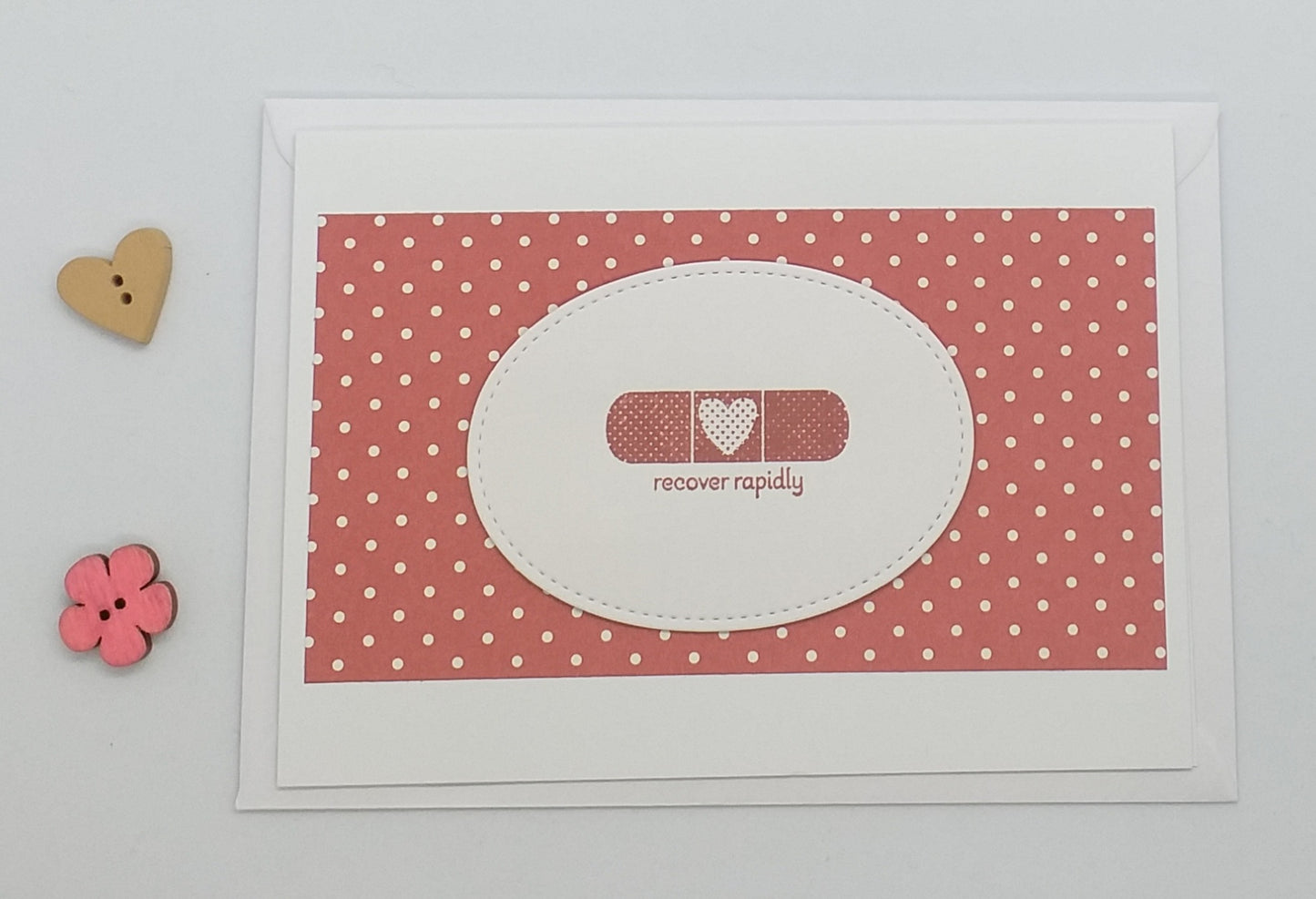 Recover Rapidly Get Well Card - Choice of Four Colours