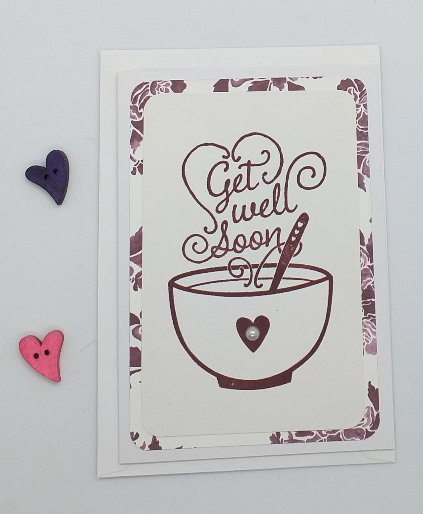 Get Well Soup Card - Choice of 4 Colours