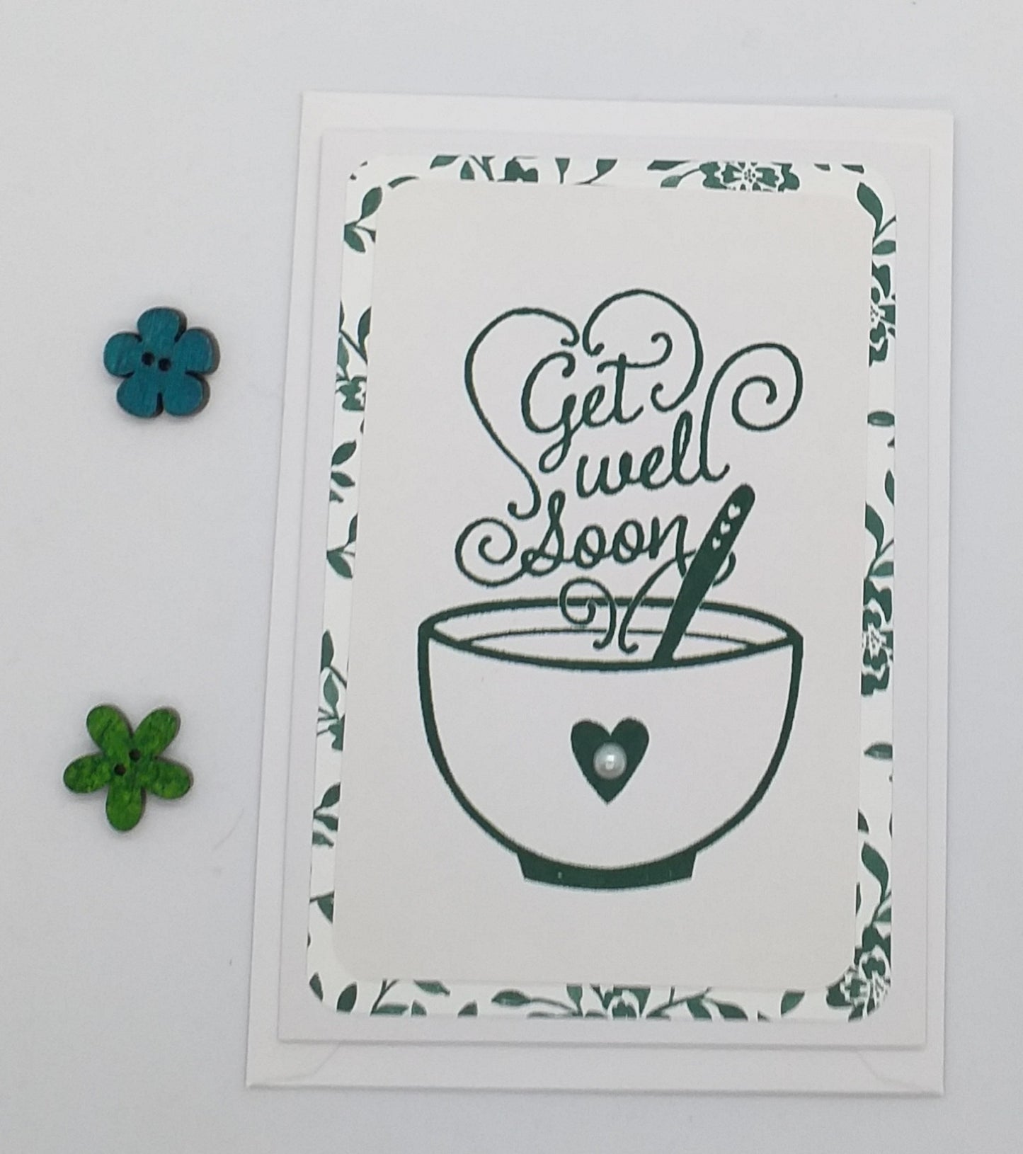 Get Well Soup Card - Choice of 4 Colours