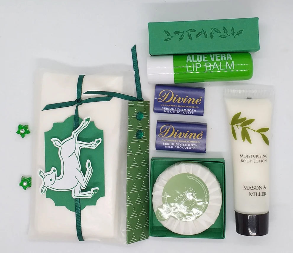 Green Comfort & Joy Christmas Gift Box