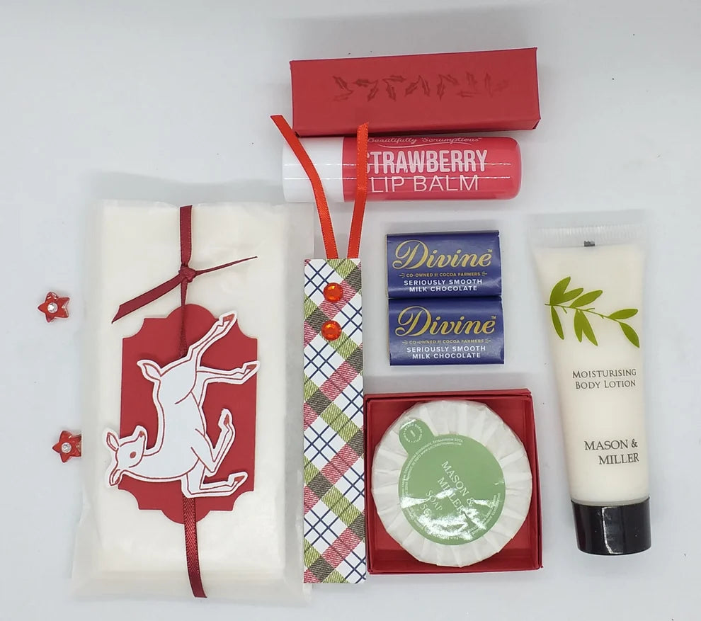 Red Comfort & Joy Christmas Gift Box