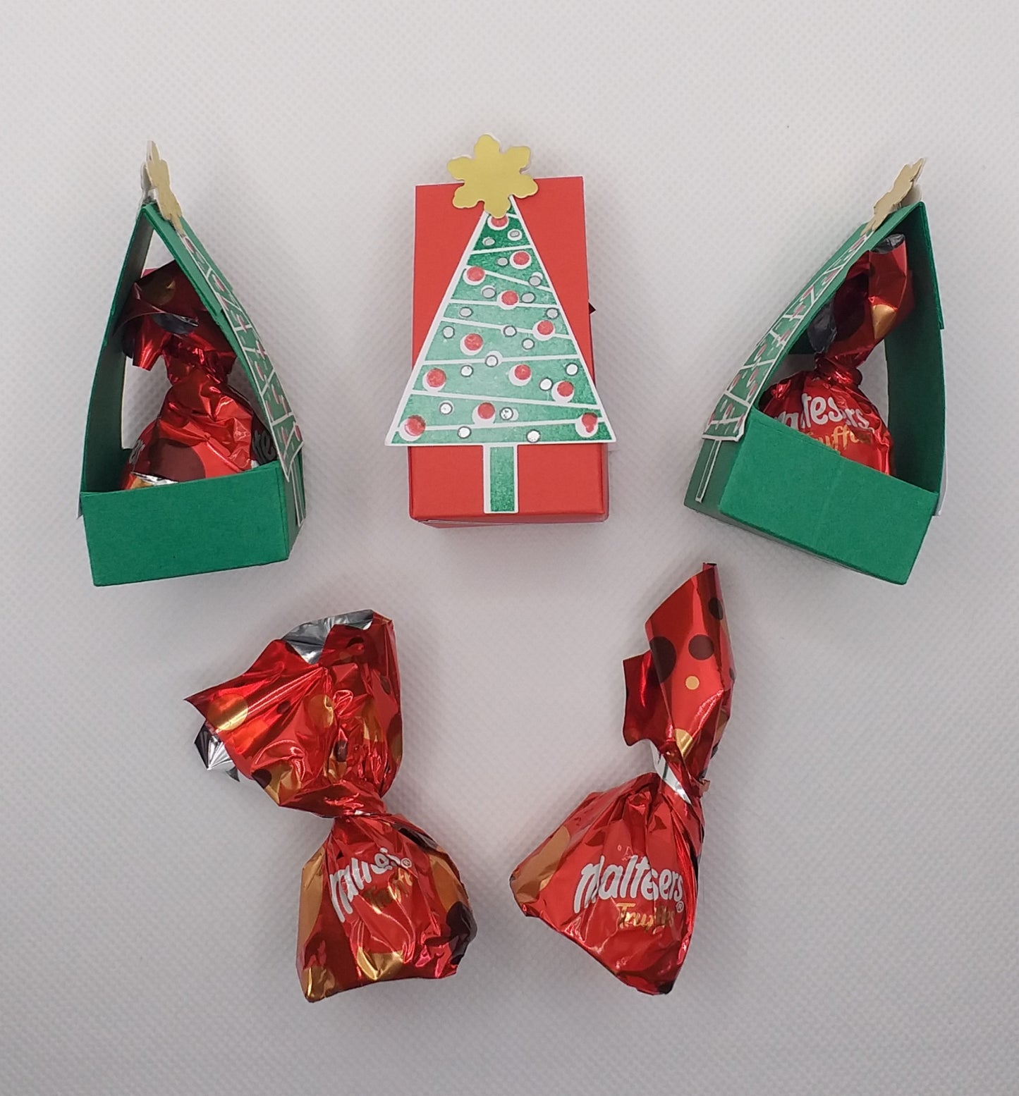 Christmas Tree Malteser Truffle Box