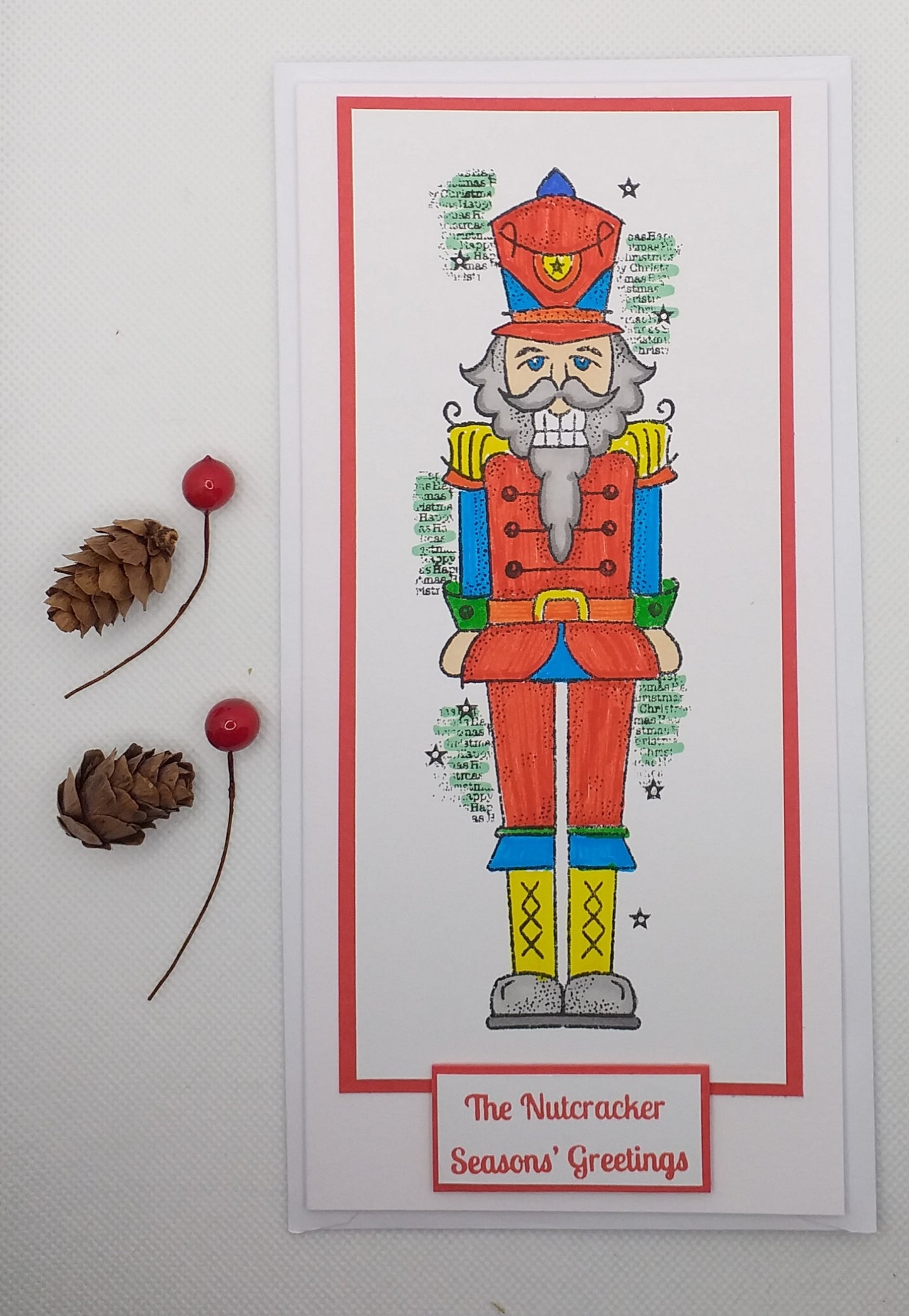 The Nutcracker Christmas Card - Red