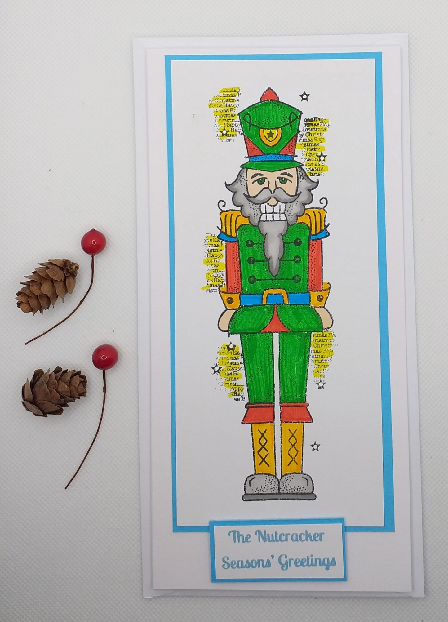 The Nutcracker Christmas Card - Blue/Green
