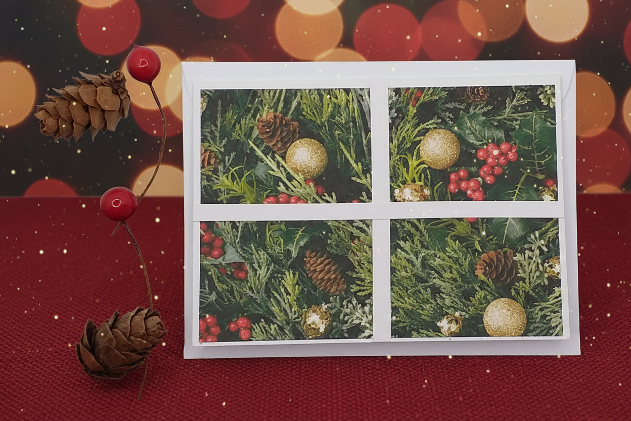 Pretty Window Christmas Card