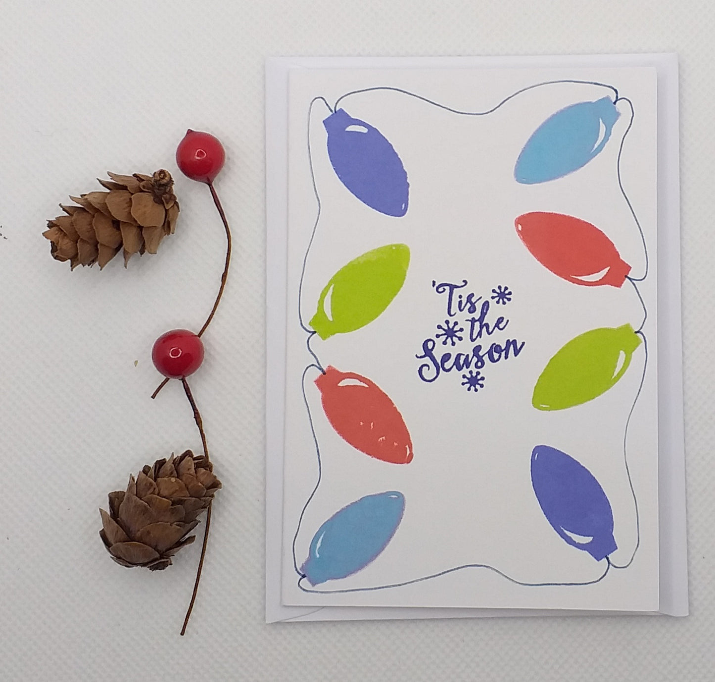 Bright Lights Christmas Card