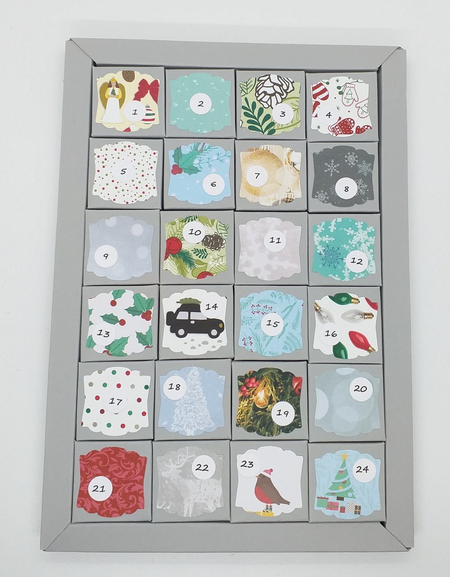 Refillable Advent Calendar Boxes - Choice of Colours - Special Offer at Checkout!