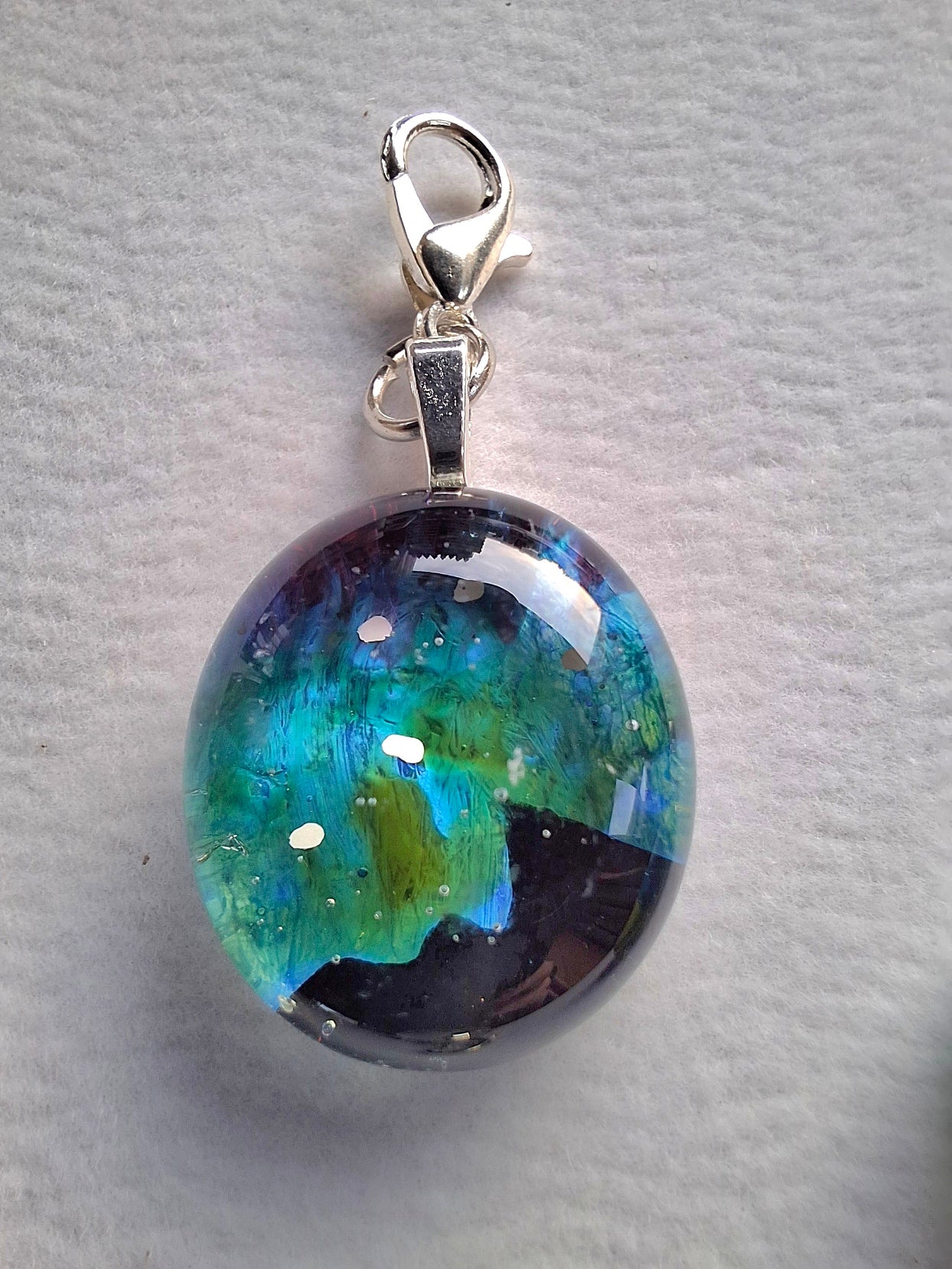 Hand Painted Glass Bag Charms - Choice of Designs