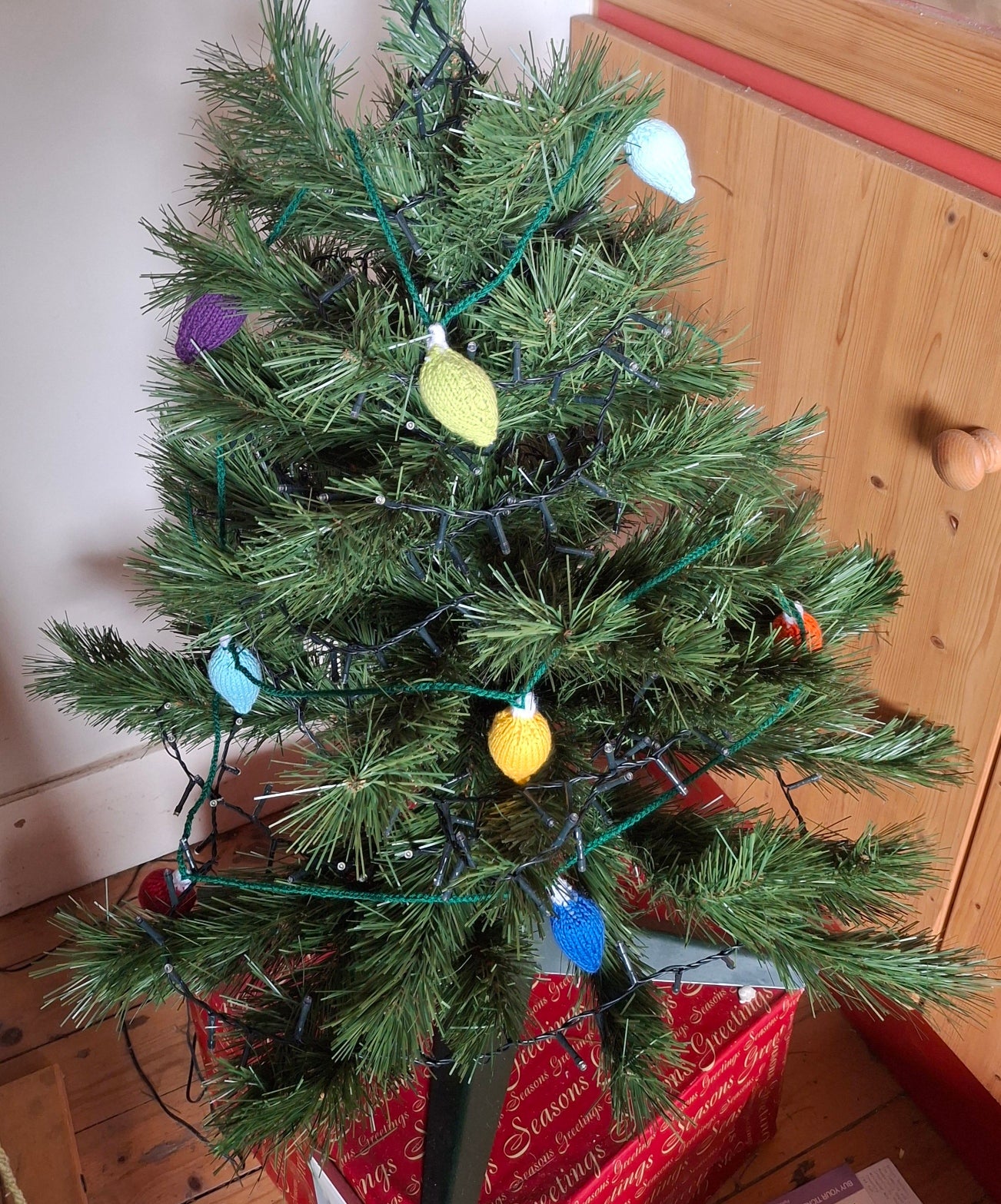 Hand Knitted String of Lights!