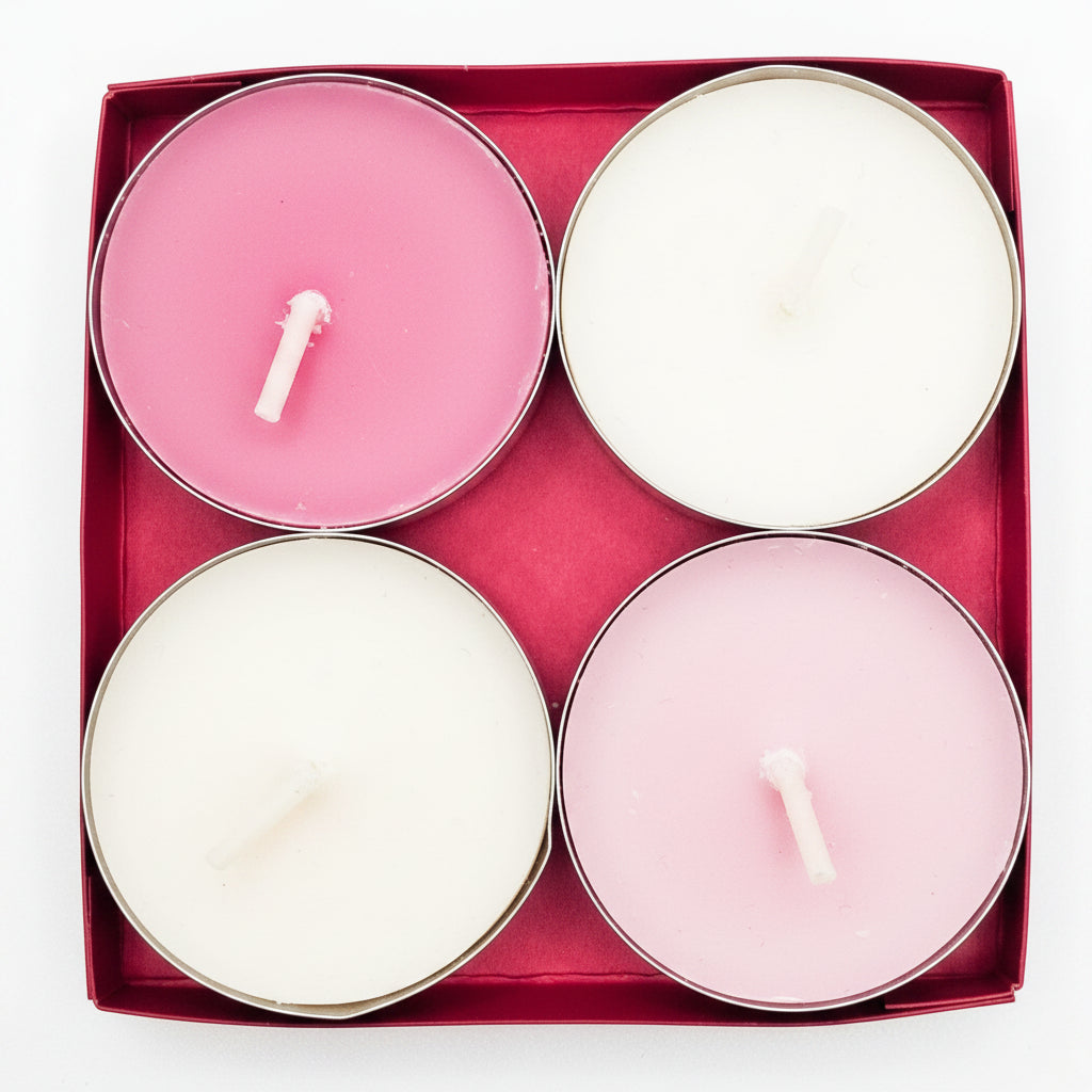 Set of 4 Boxed Tealights - Choice of Fragrances
