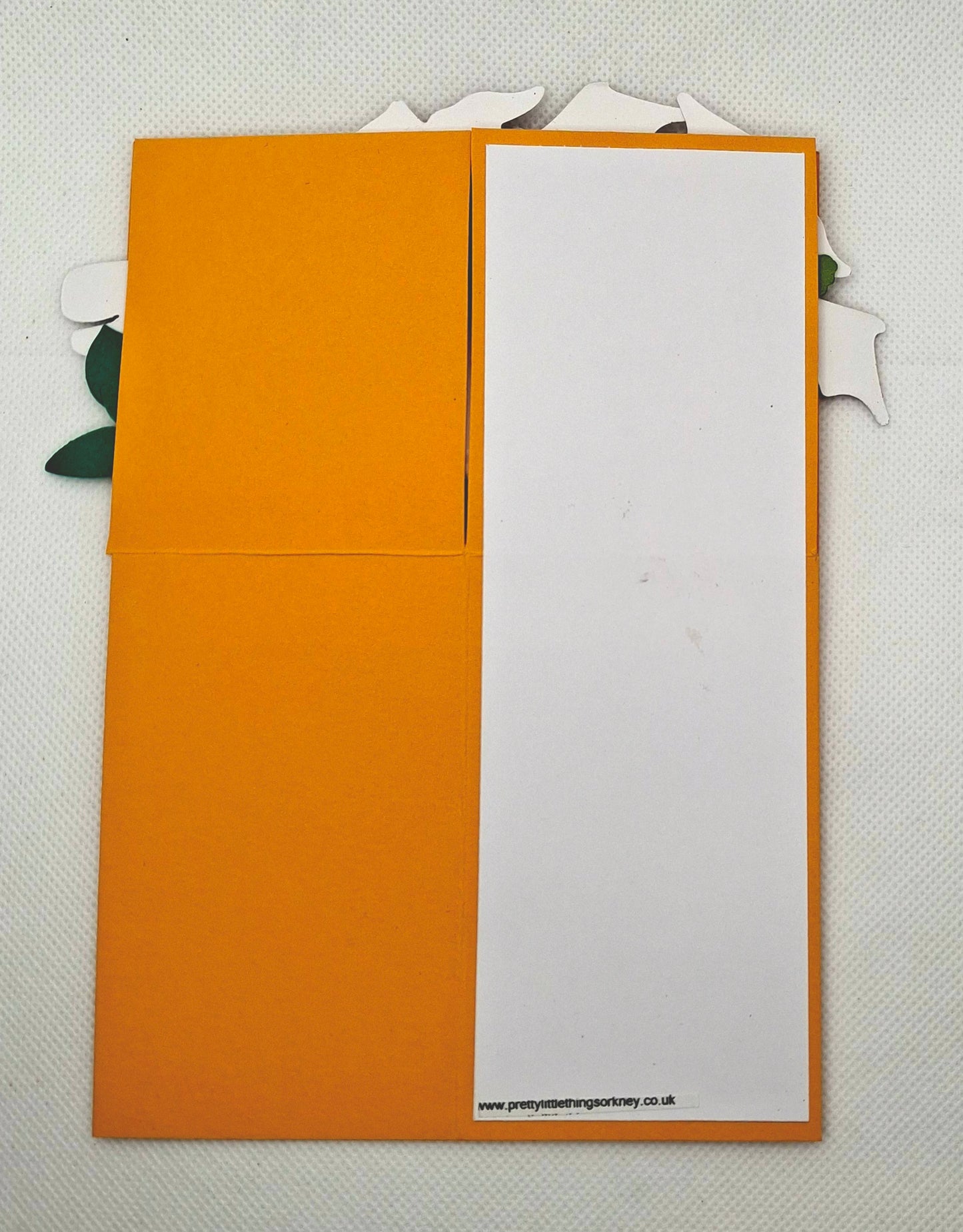 Pop-Up Dinosaur Card - Orange