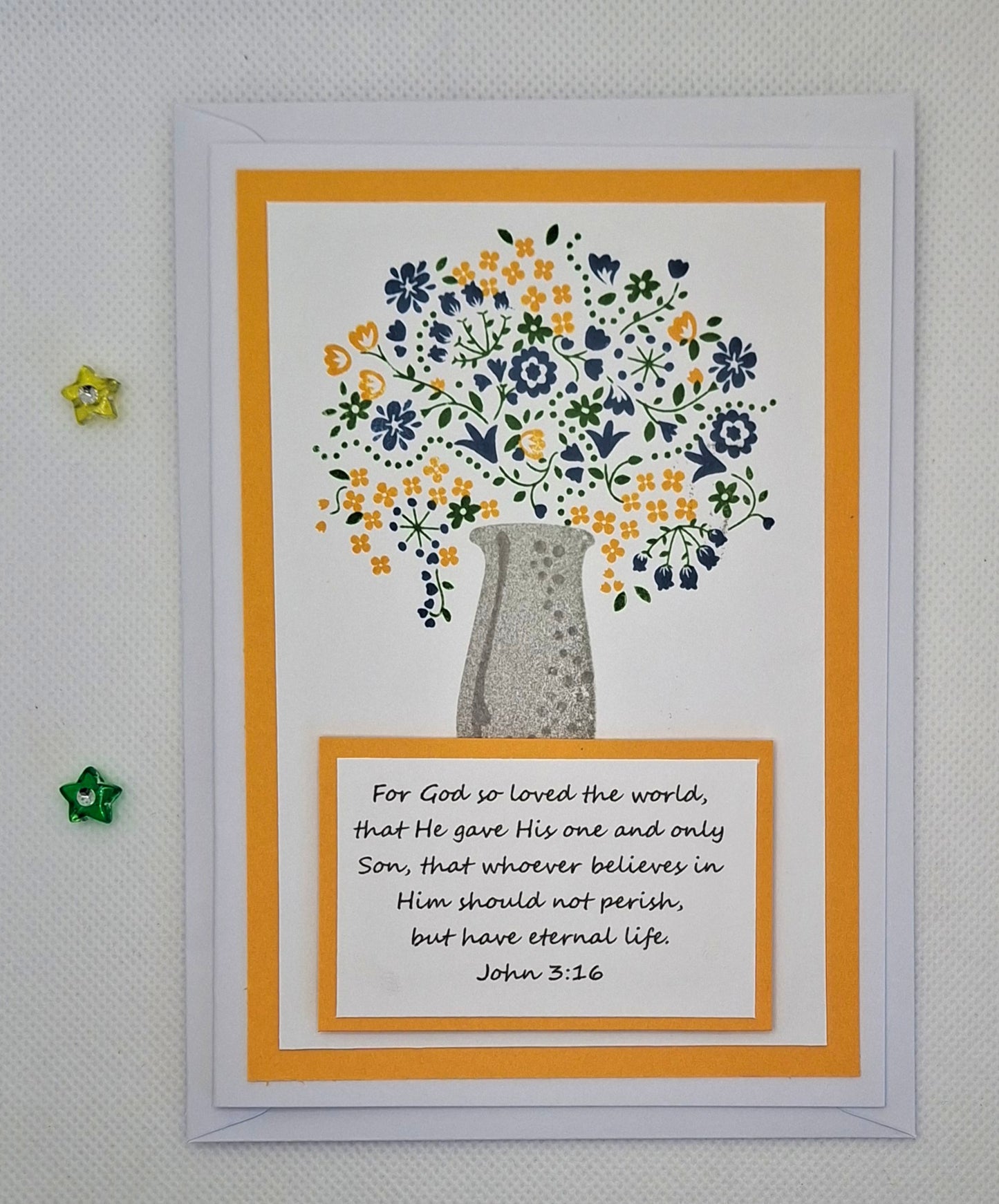 Bible Verse Card - John 3:16