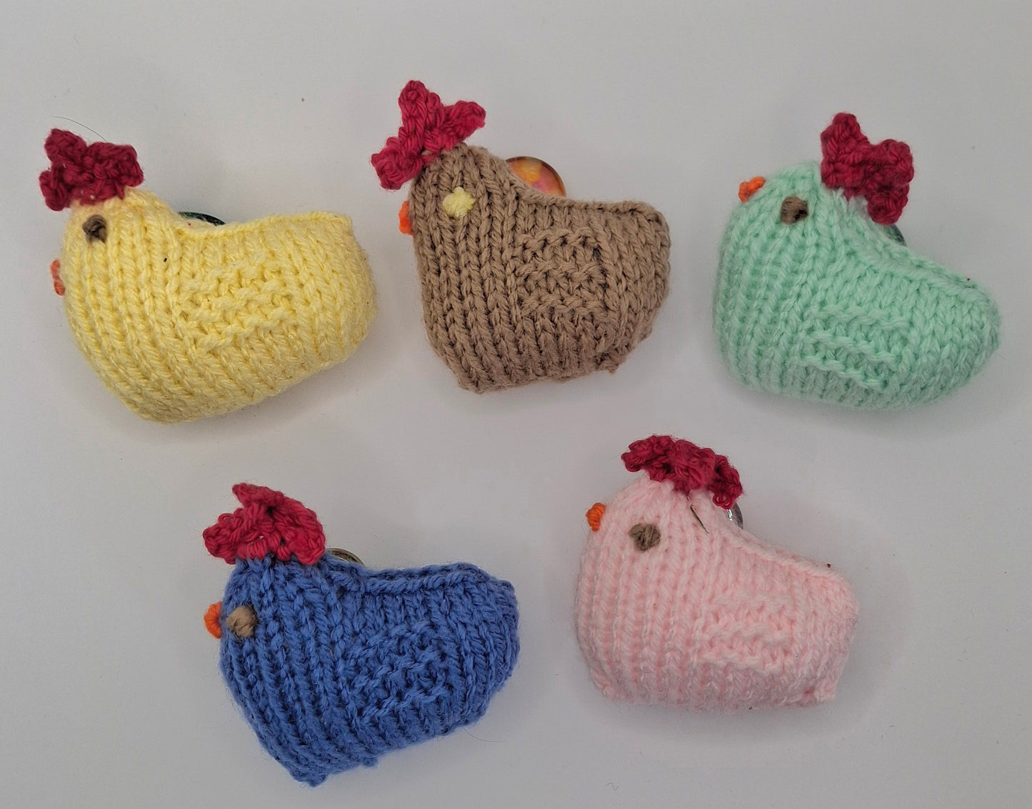 Knitted French Hens - Choice of 5 ladies!