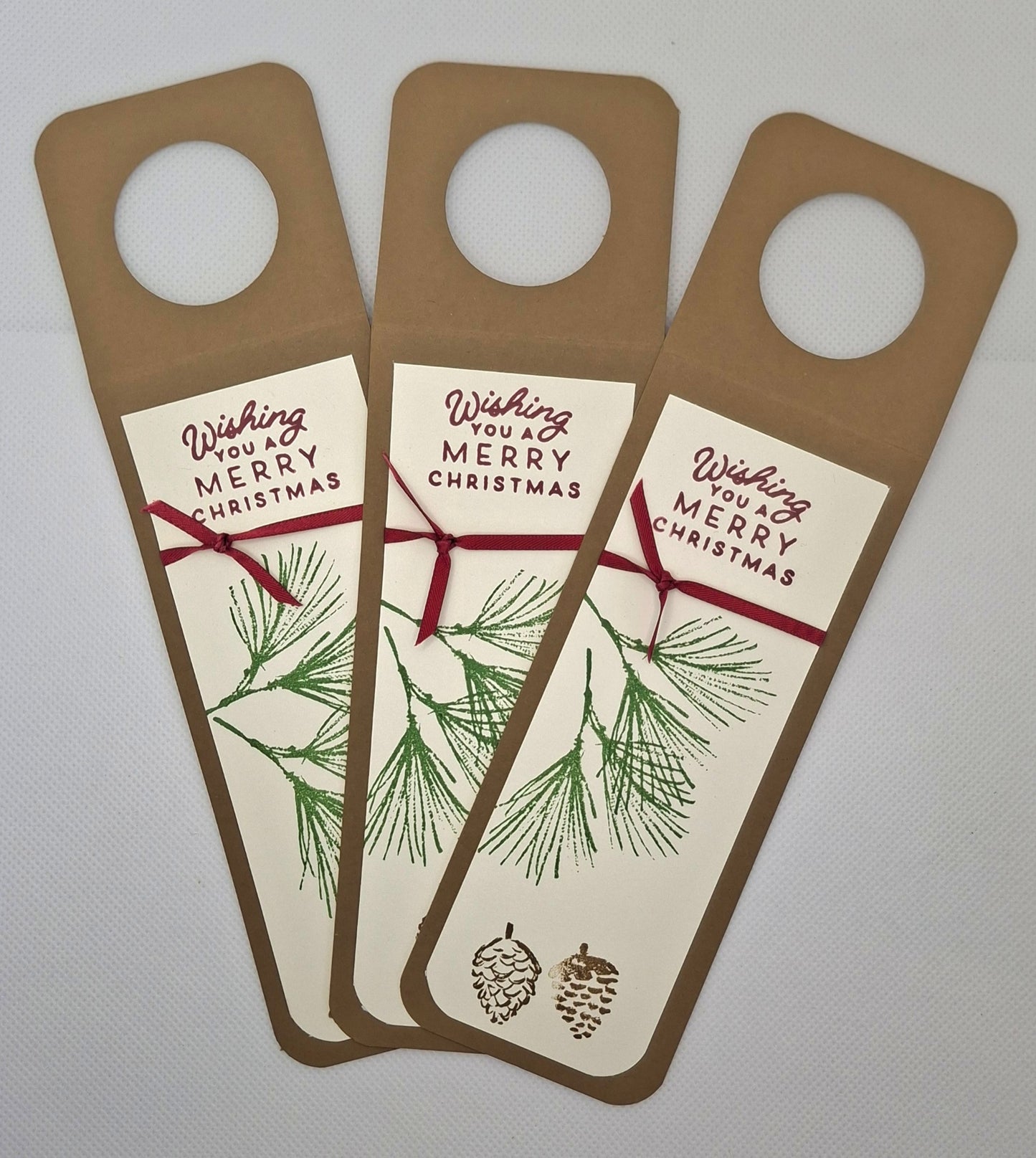 Christmas Wine Bottle Tags - Choice of 4 Designs
