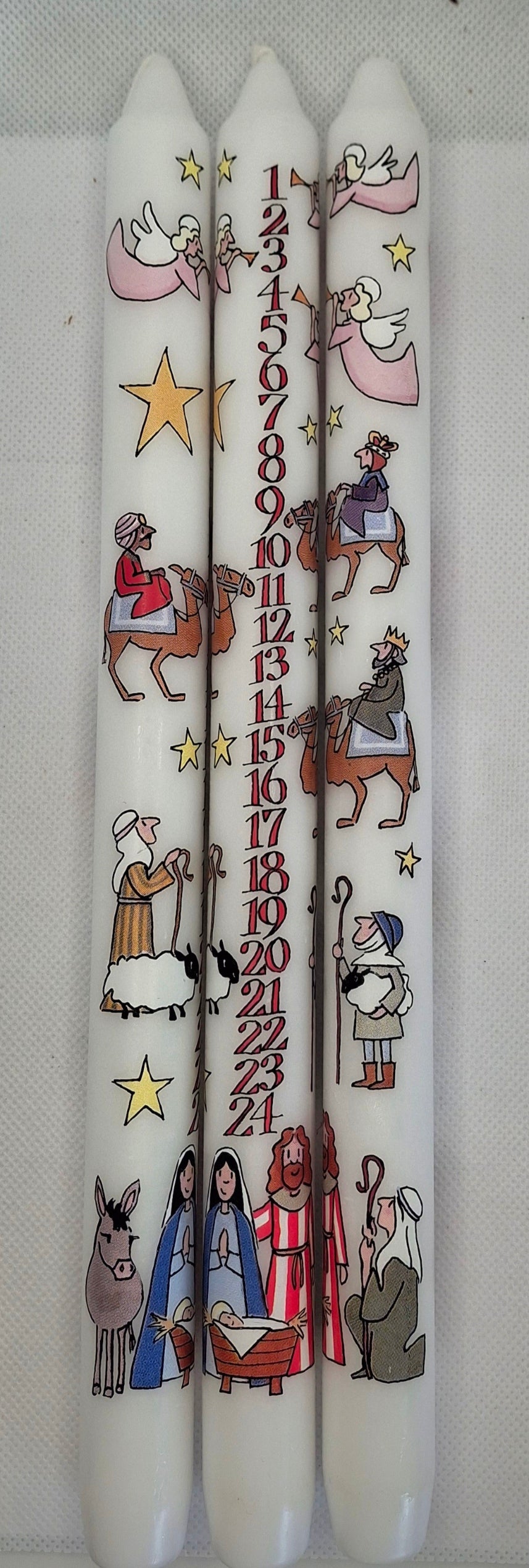 Nativity Advent Candle