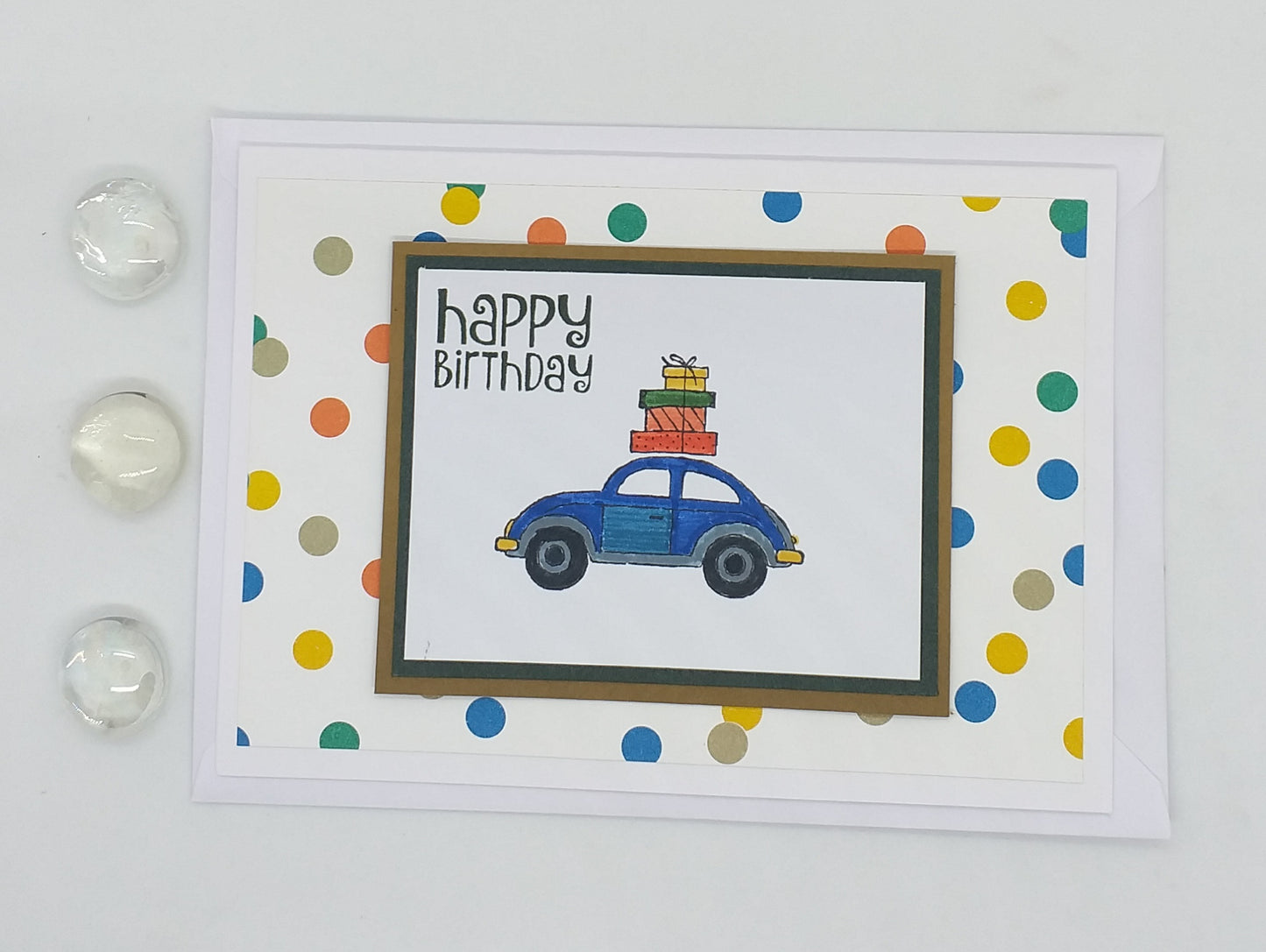 Happy Birthday Blue Beetle Card