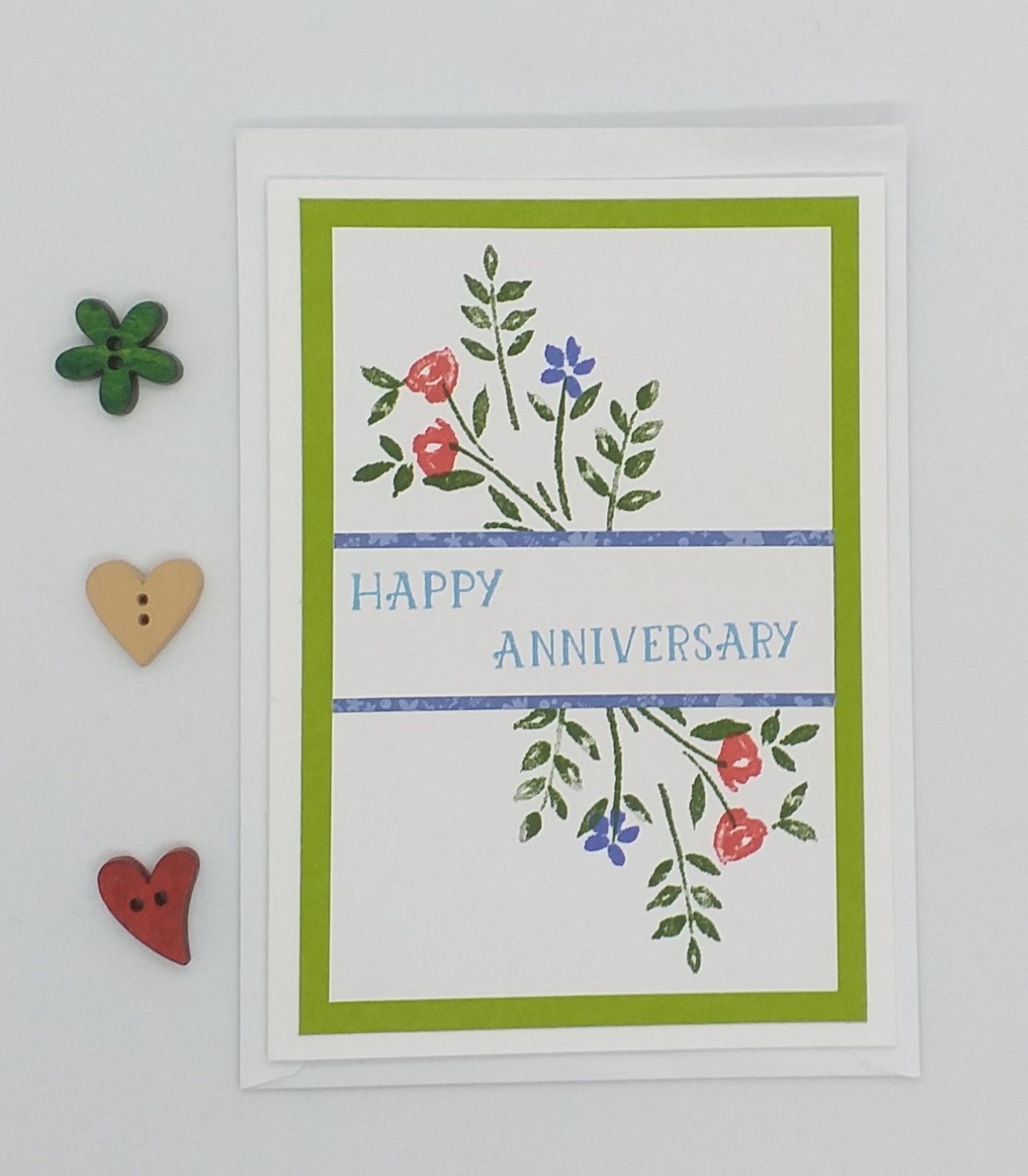Happy Anniversary Card - Choice of 2 Colours