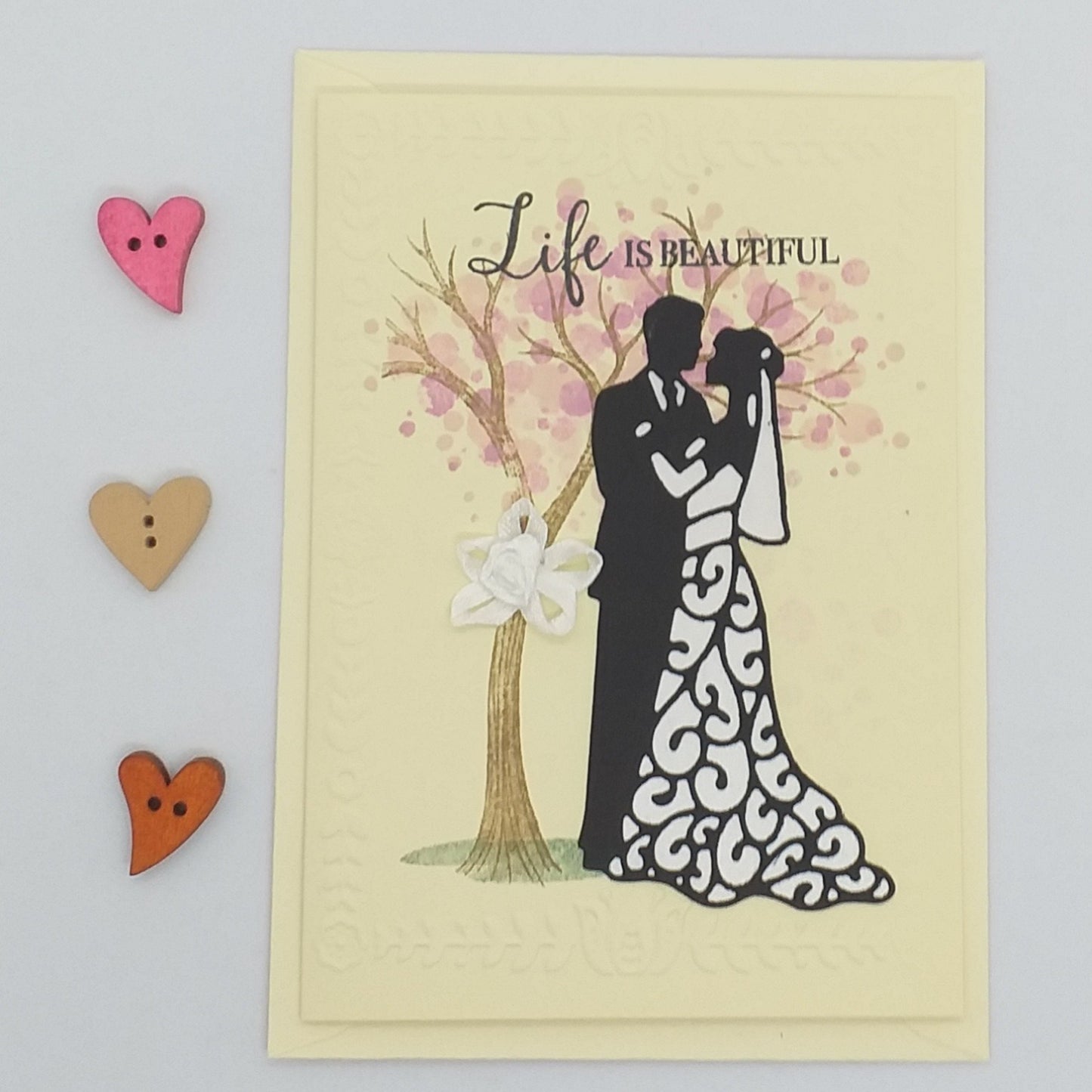 Life is Beautiful Wedding Card