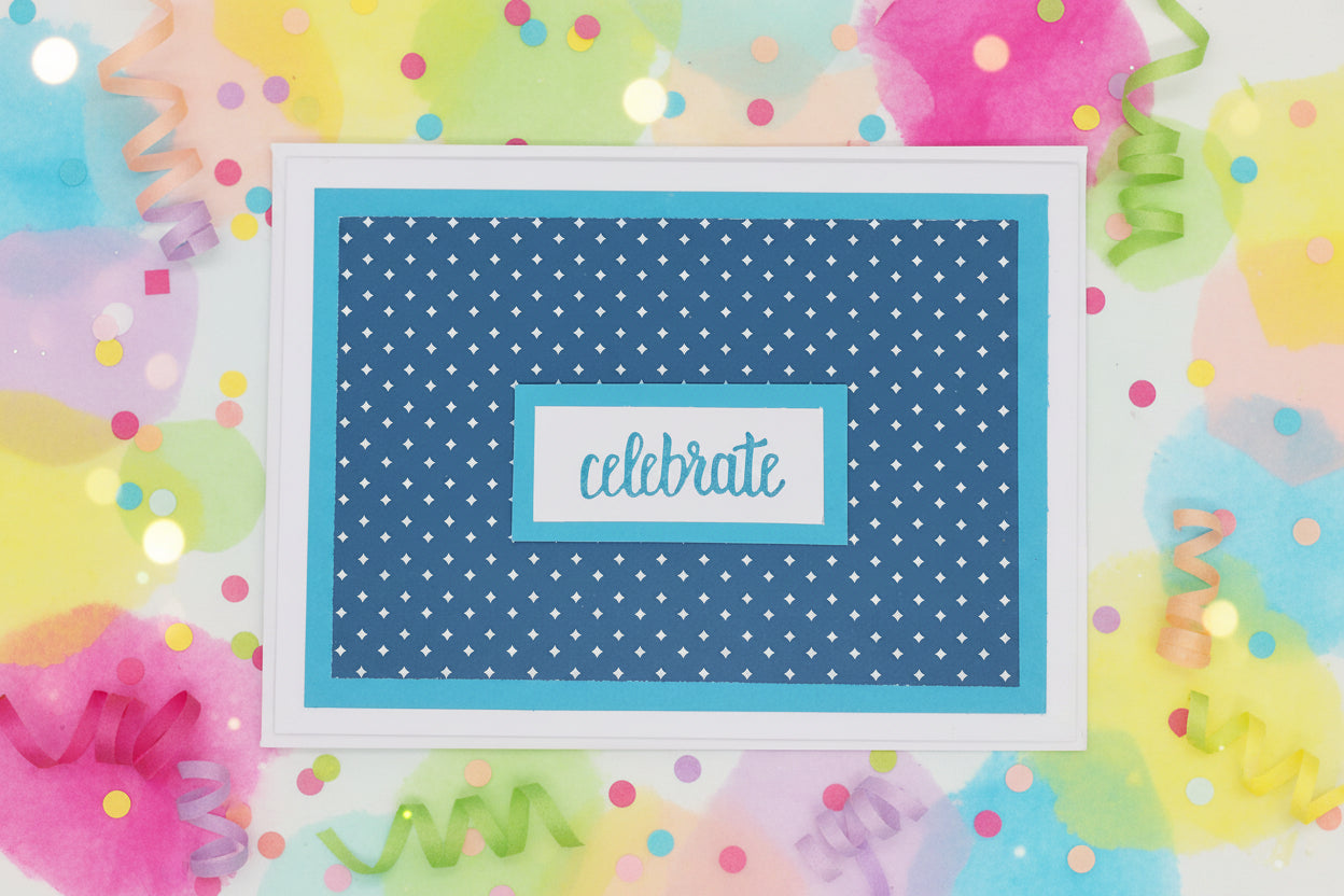 Large Celebrate Card - Choice of Designs