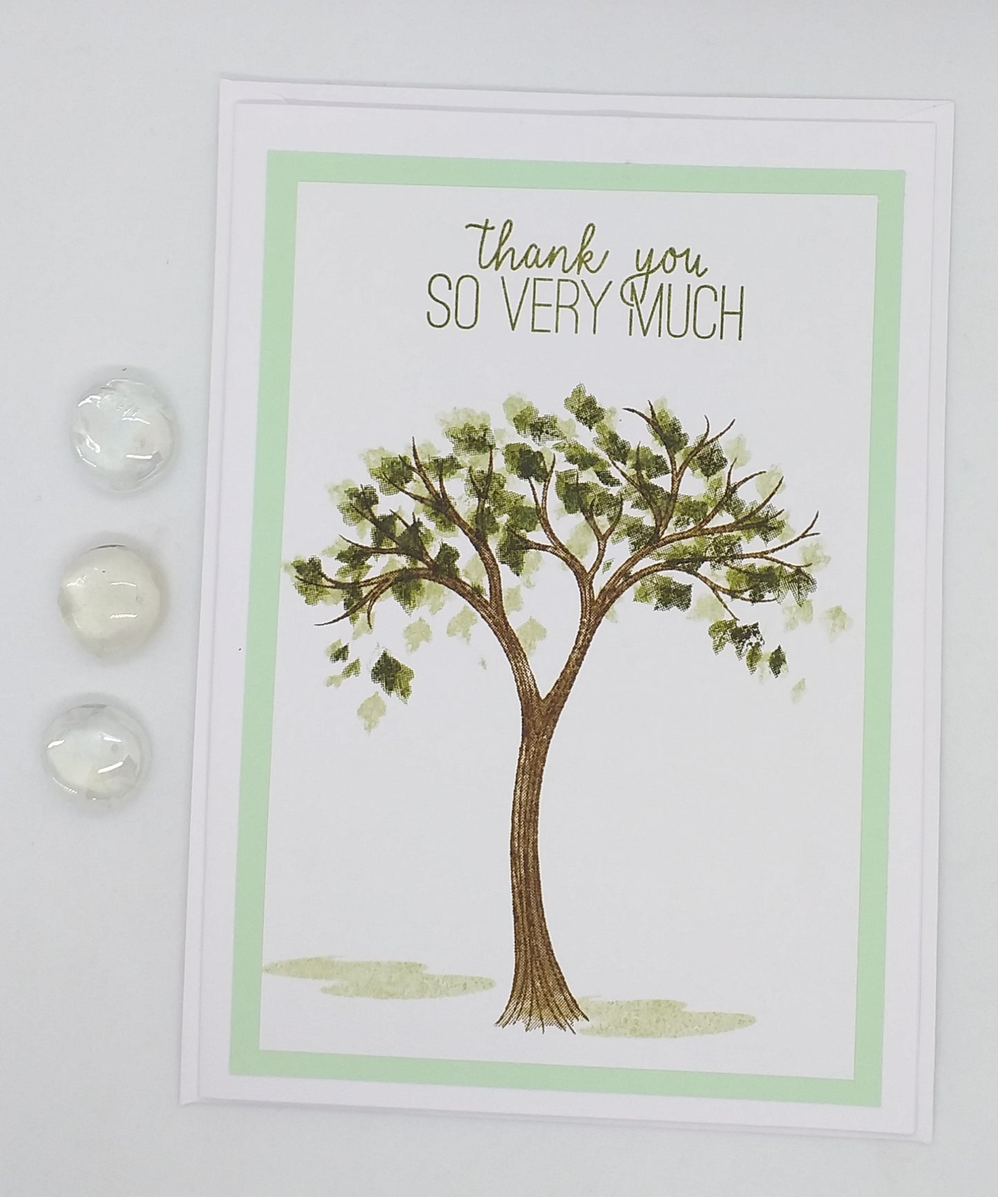 Large Thank You Card - Tree - Choice of Colours