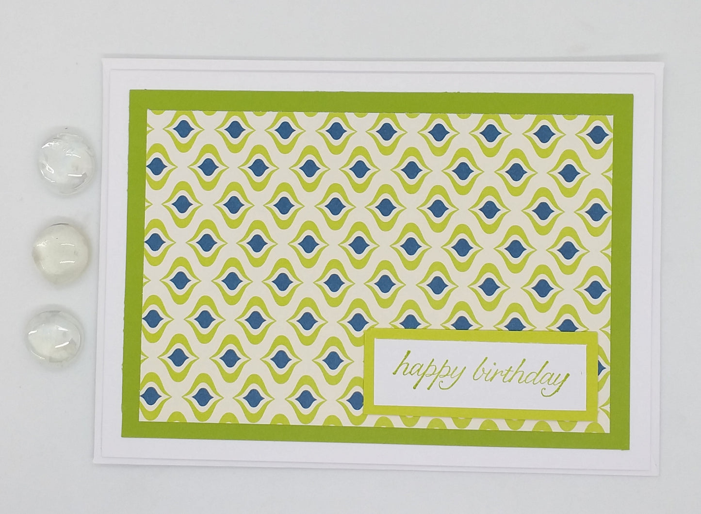 Large Birthday Card - Funky Lime