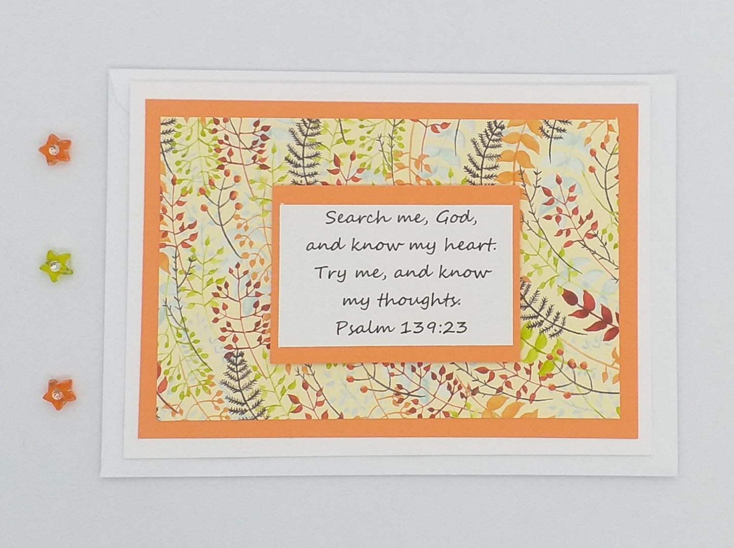 Bible Verse Card - Psalm 139:23