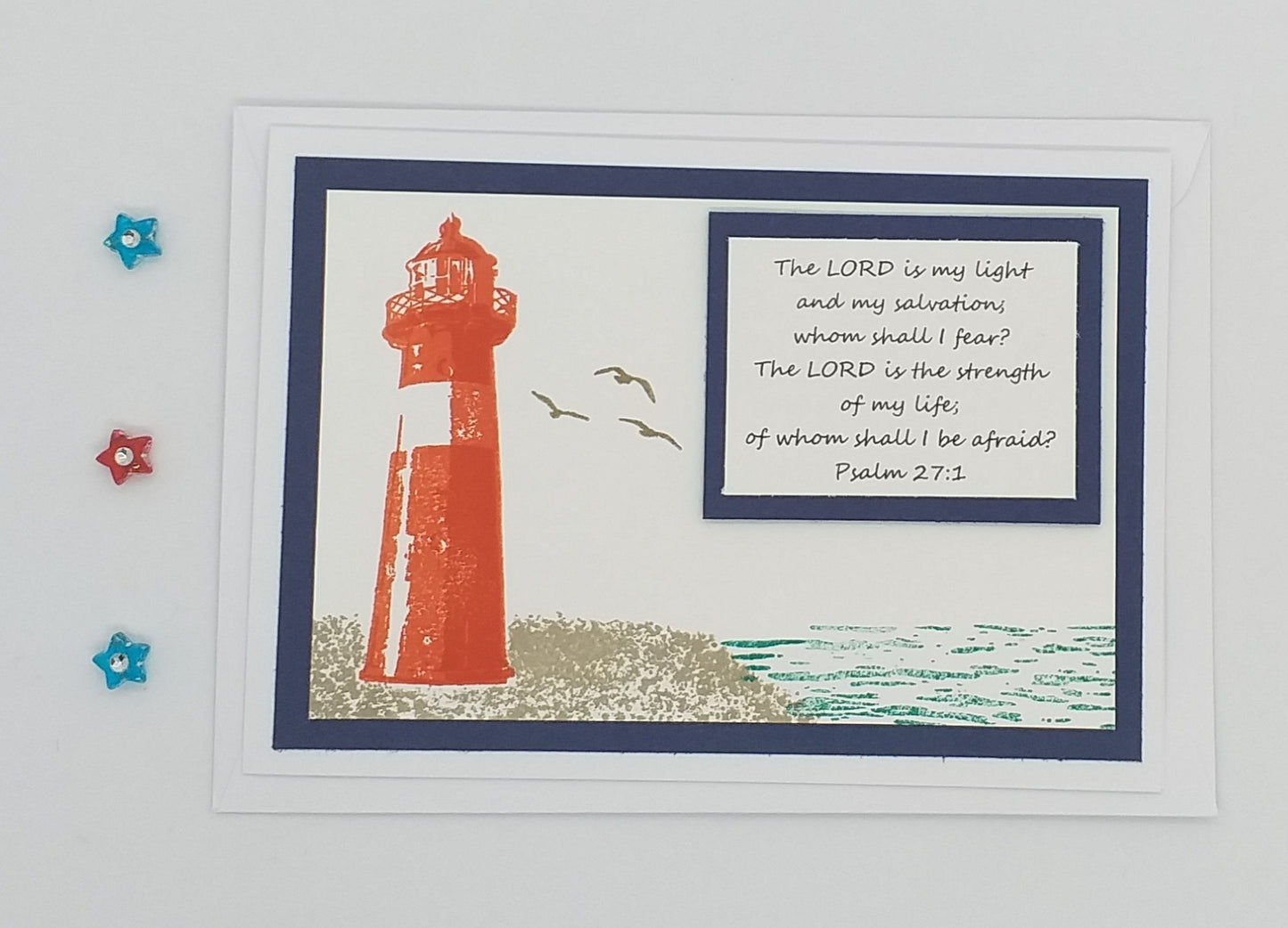 Bible Verse Card - Psalm 27:1