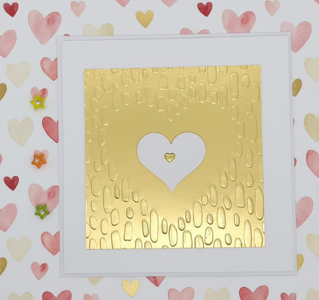 Heart Card - Choice of 4 Colours