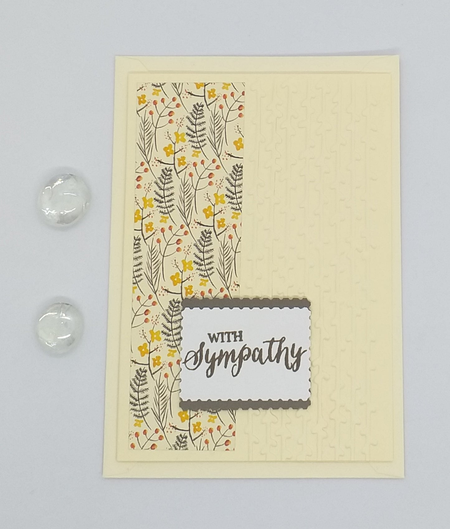 With Sympathy - Floral Panel
