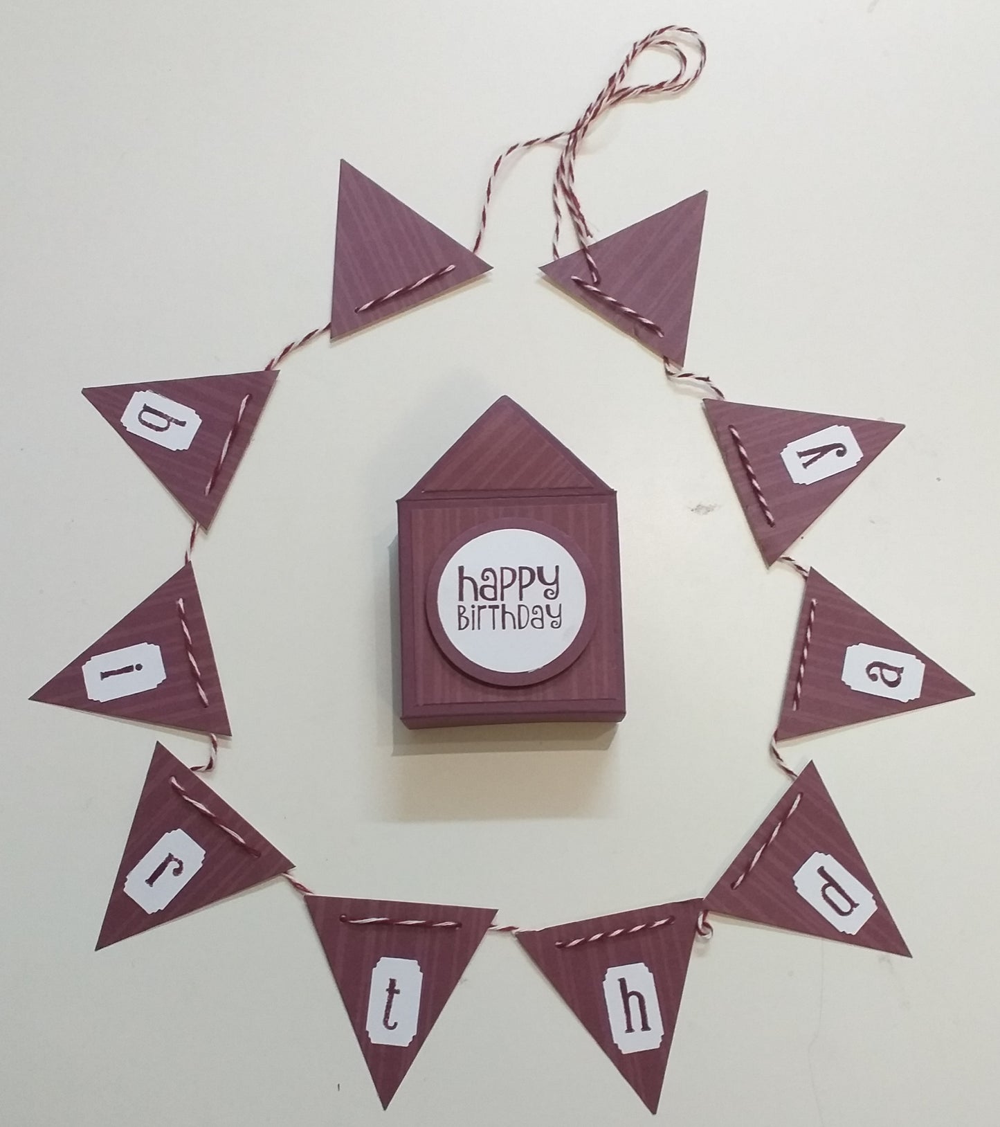 Mini Happy Birthday Banner in a box - Choice of designs