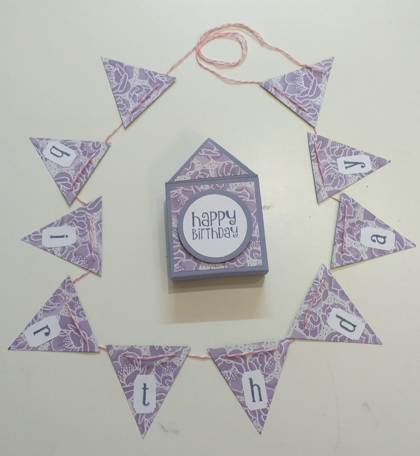 Mini Happy Birthday Banner in a box - Choice of designs