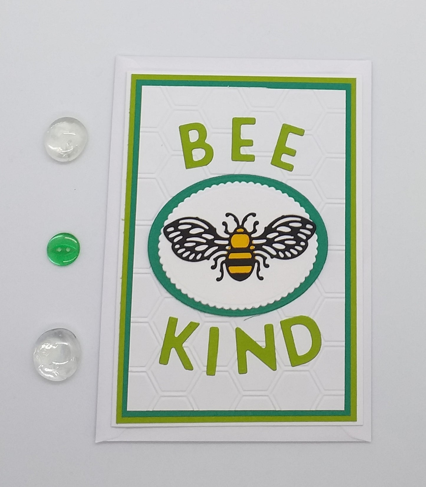 Bee Kind Card - Choice of 4 Colours