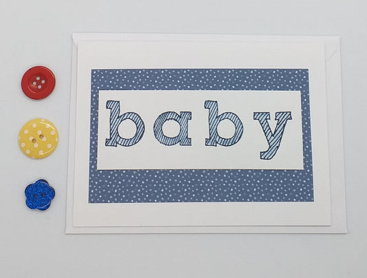 baby Card - Choice of 2 Colours