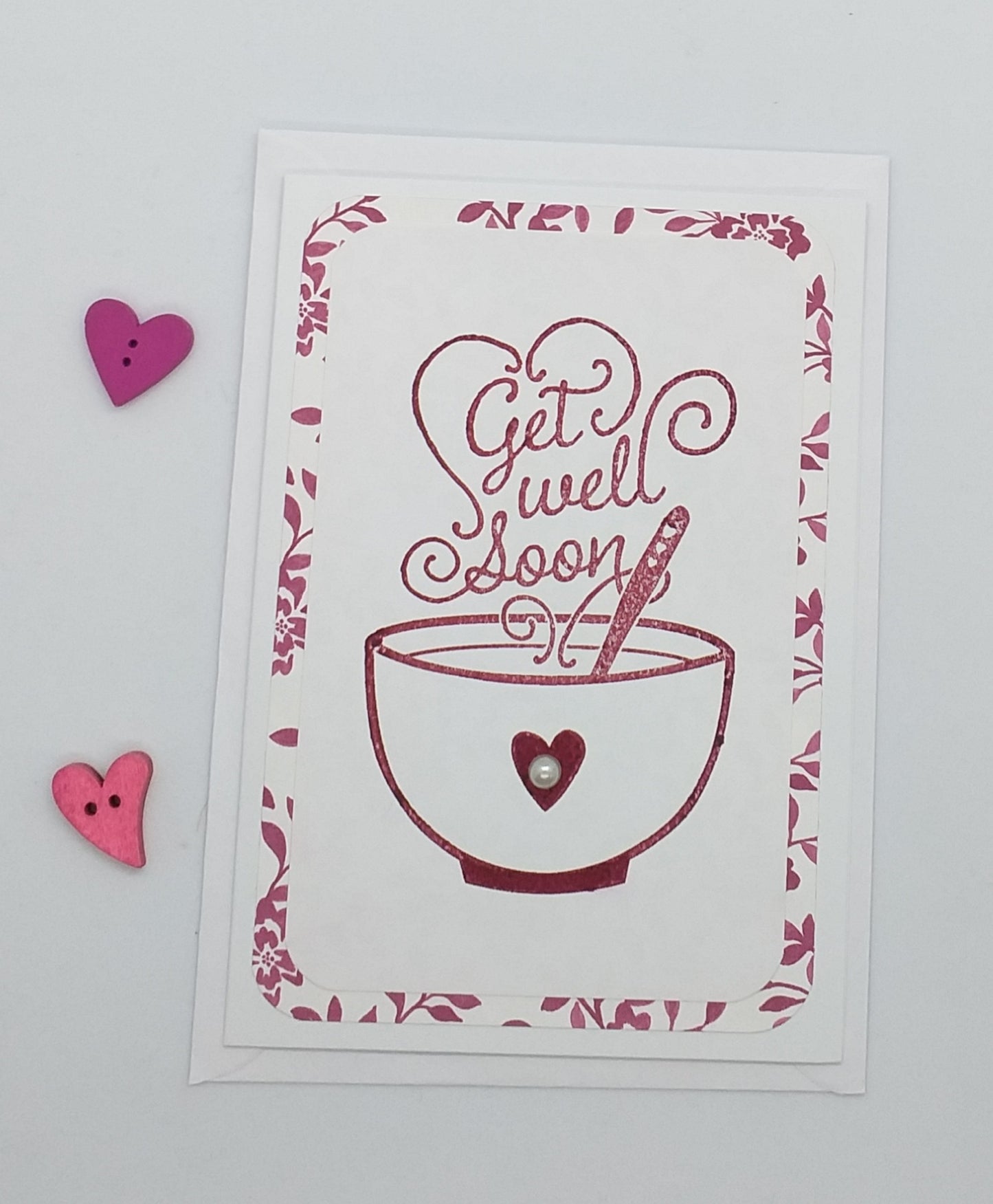 Get Well Soup Card - Choice of 4 Colours