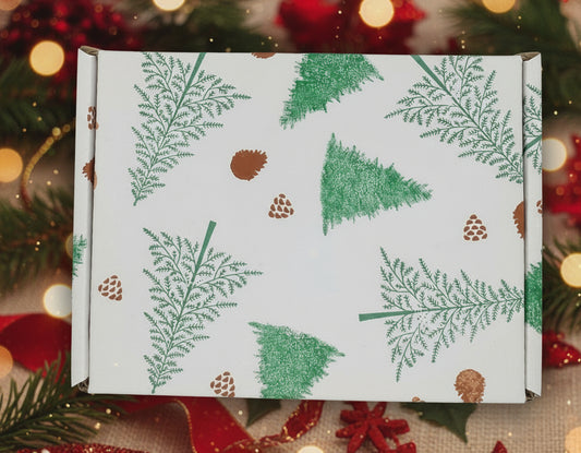 Green Comfort & Joy Christmas Gift Box