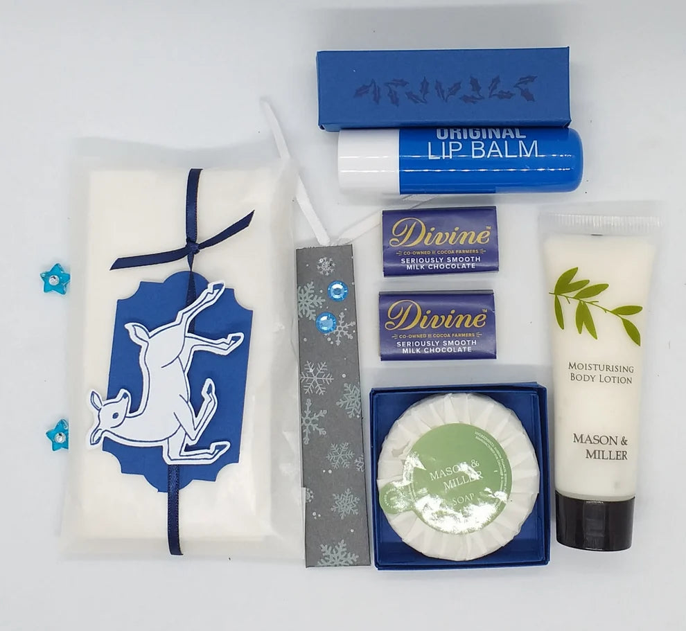 Blue Comfort & Joy Christmas Gift Box
