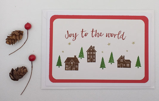 Joy to the World Christmas Card