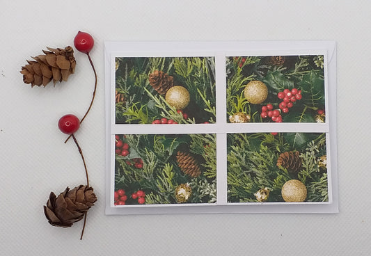 Pretty Window Christmas Card