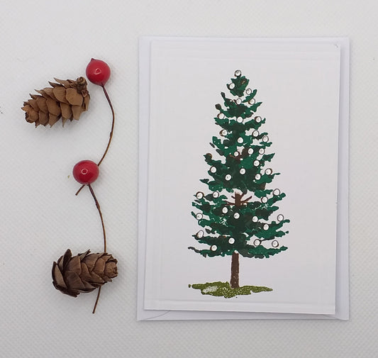 Simple Tree Christmas Card