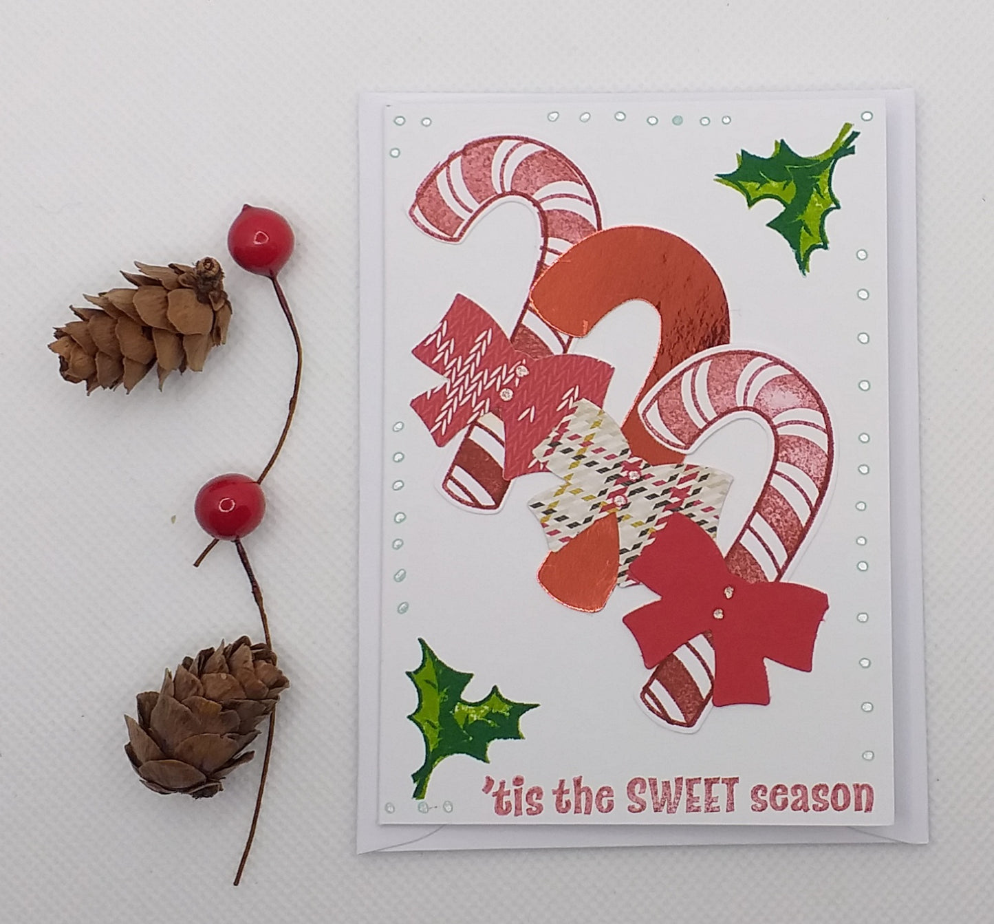 Candy Cane Christmas Card