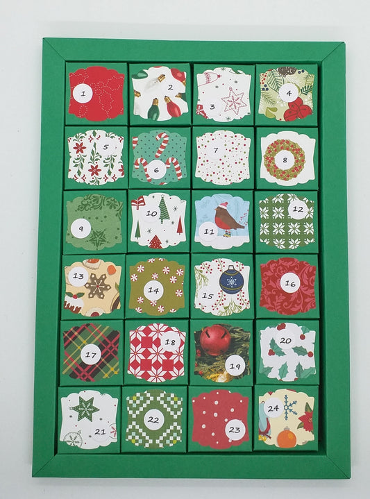 Refillable Advent Calendar Boxes - Choice of Colours - Special Offer at Checkout!