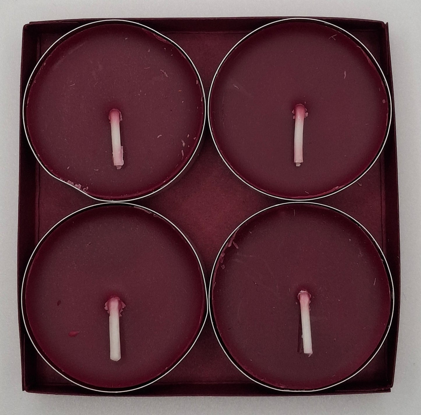 Set of 4 Boxed Tealights - Choice of Fragrances