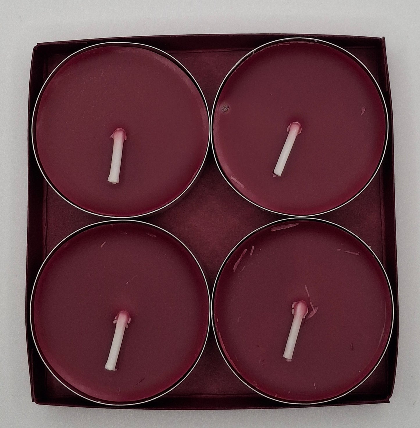 Set of 4 Boxed Tealights - Choice of Fragrances
