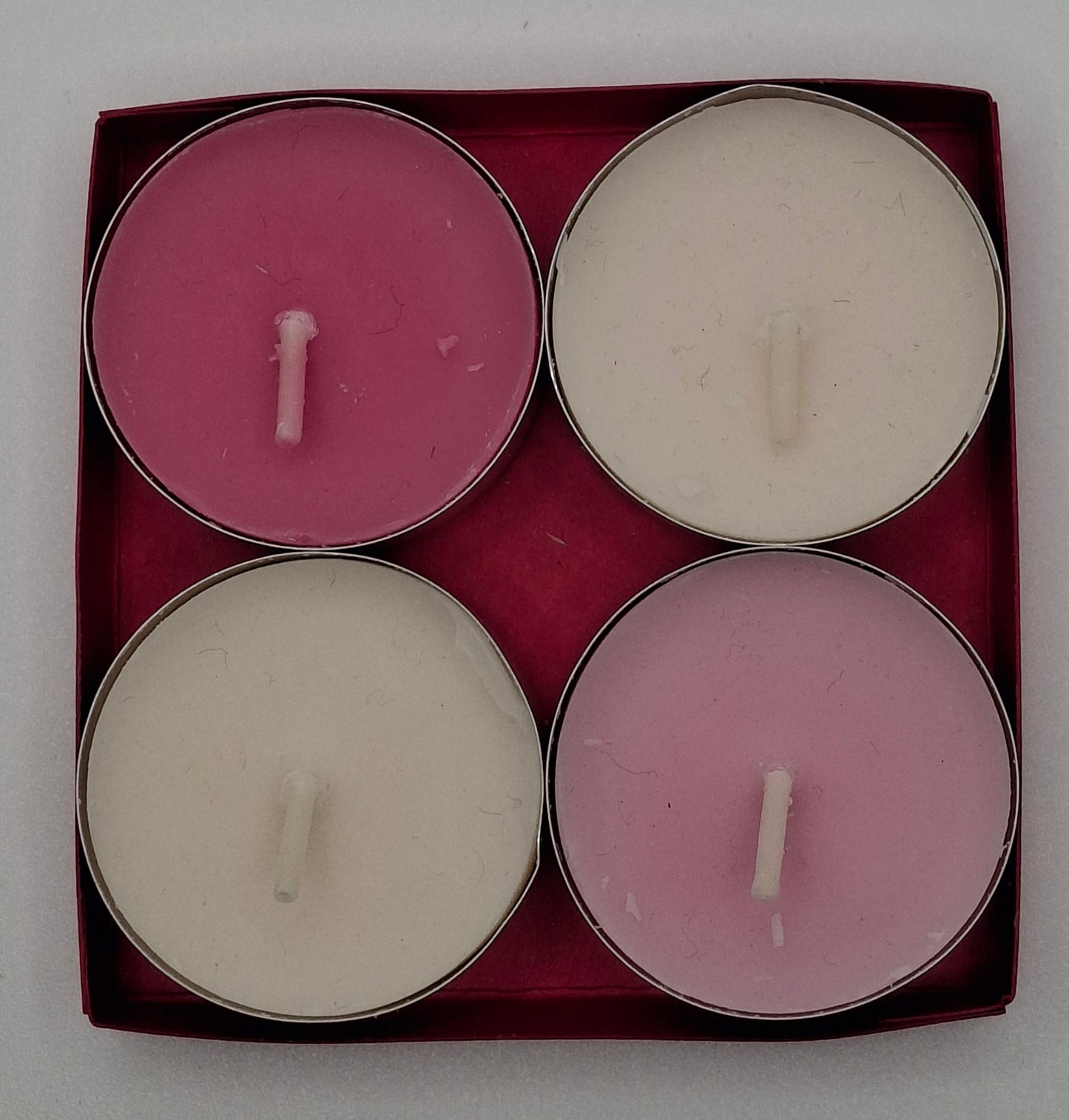 Set of 4 Boxed Tealights - Choice of Fragrances
