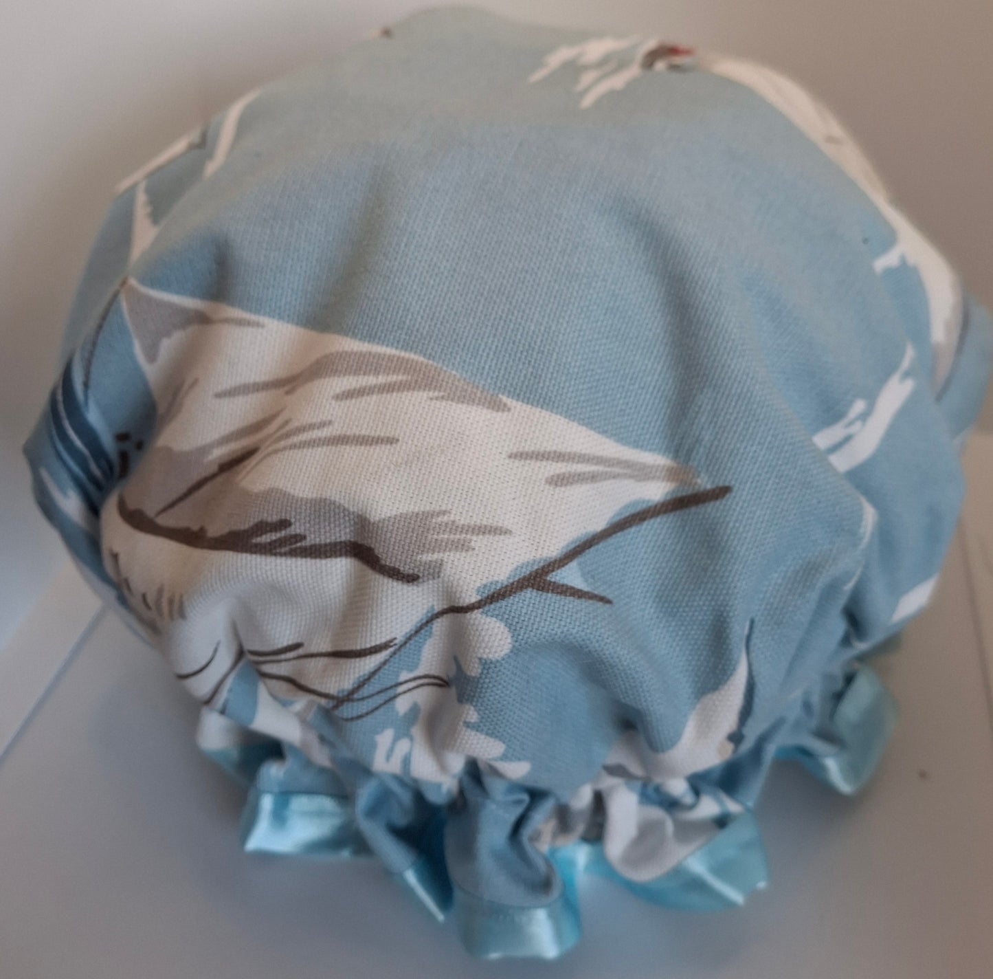 Shower Cap - Sailing Ships - Pale Blue Trim
