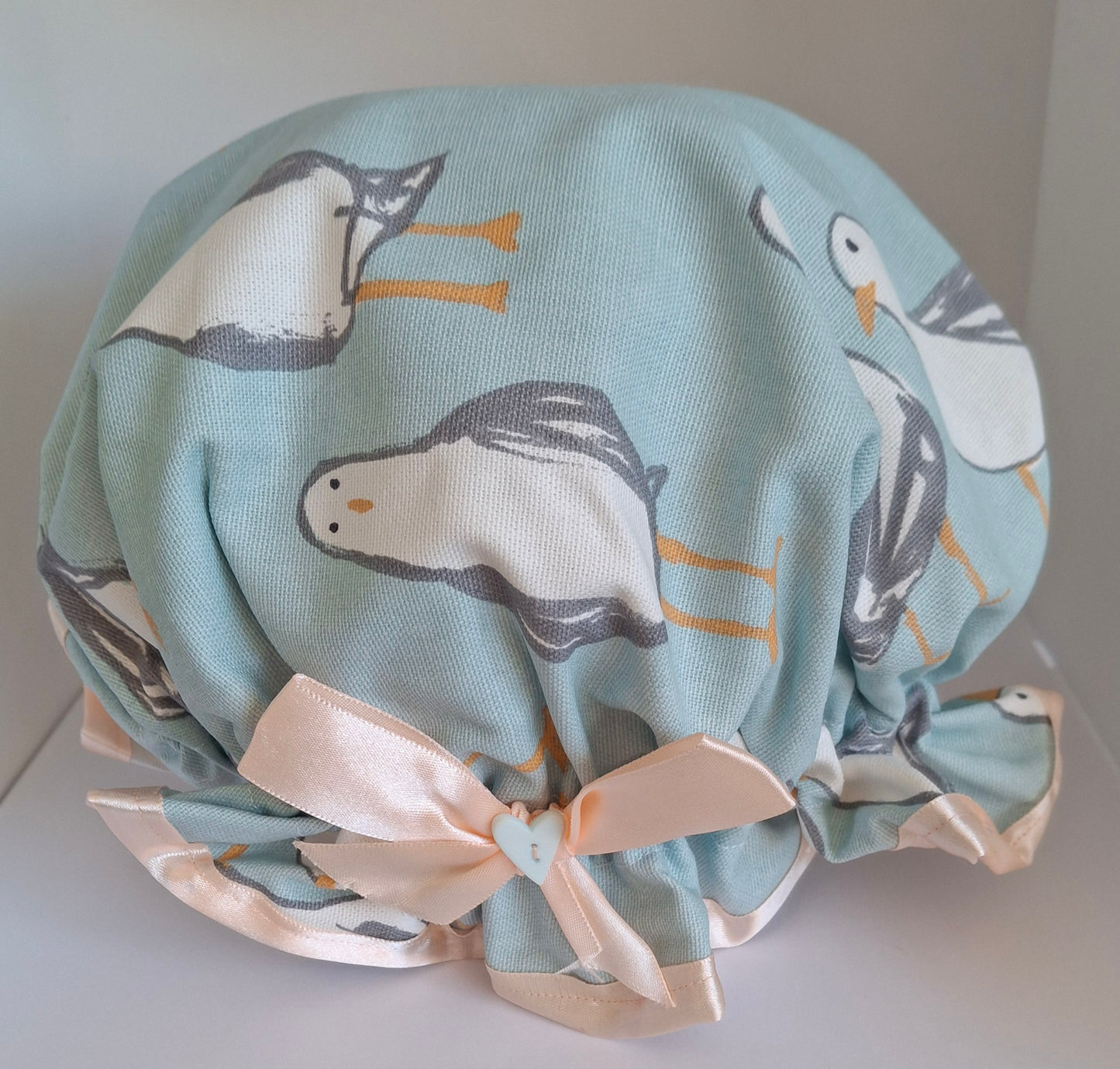 Funky Seagulls Shower Cap & Wash Bag Gift Set