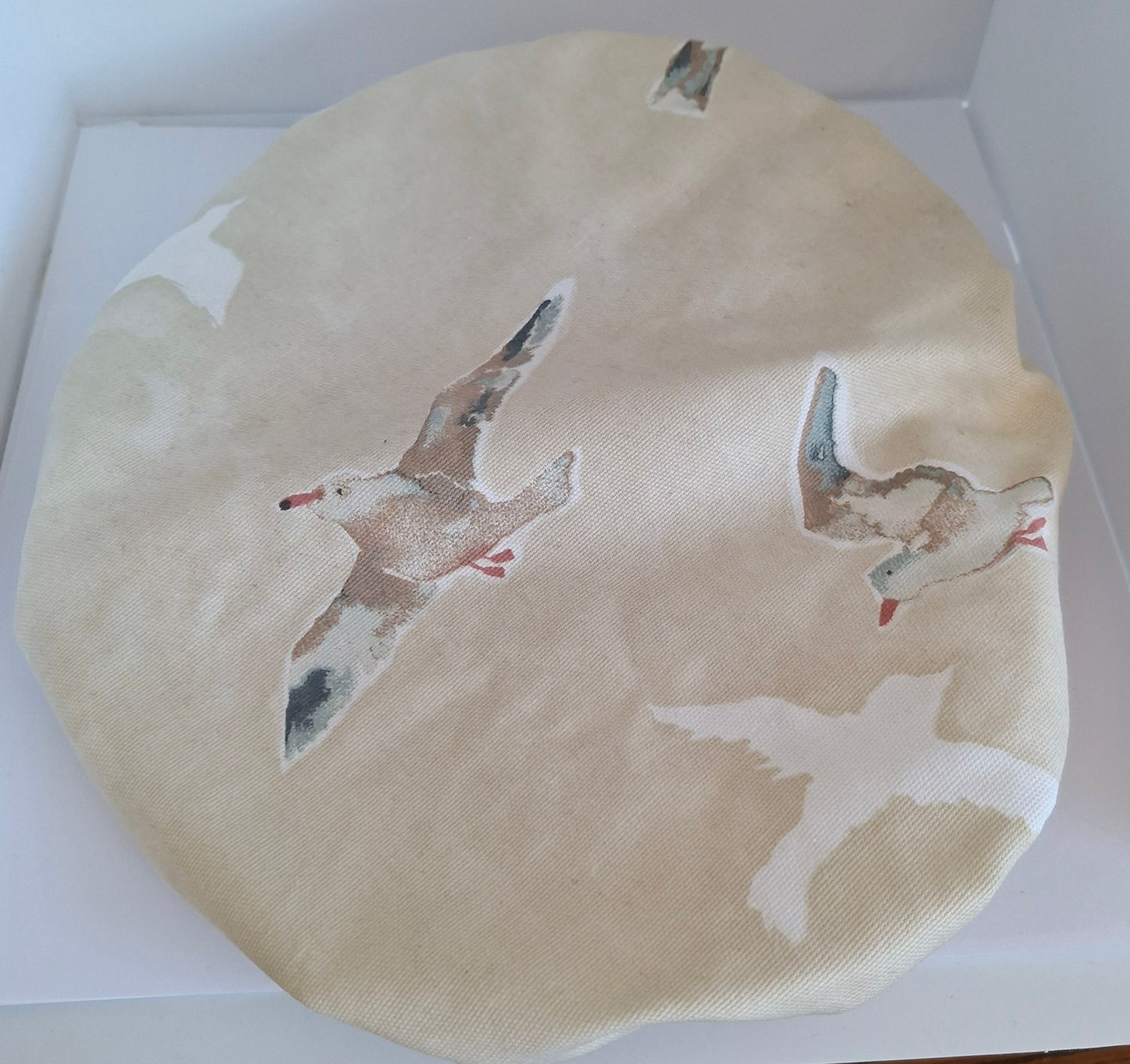 Shower Cap - Classic Gull - Wine Trim
