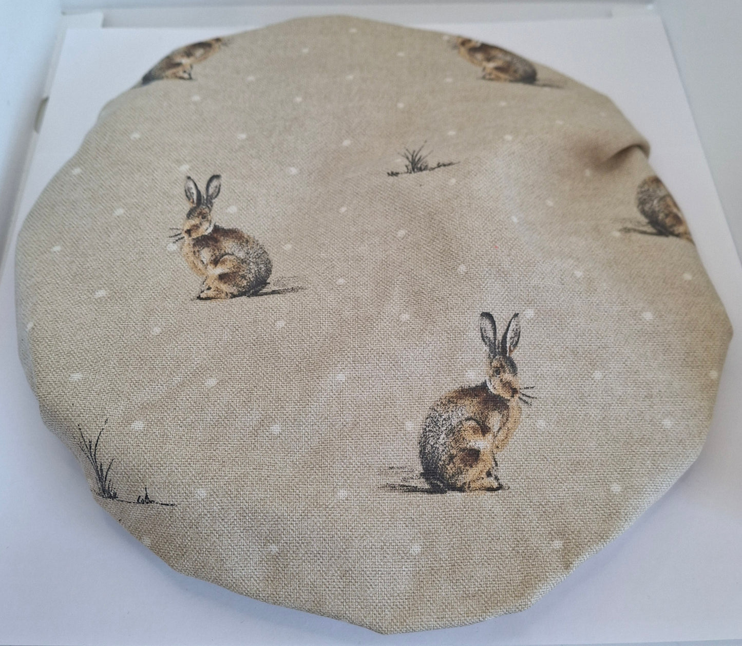Shower Cap - Spring Hares - White Trim